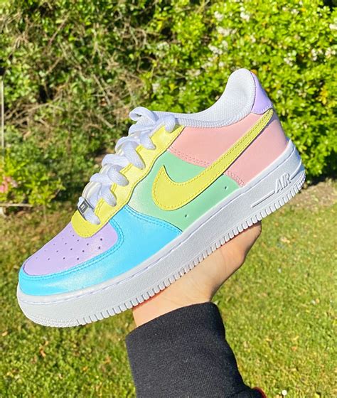 Check out our custom air force 1 selection for the very best in unique or custom, handmade pieces from our shoes shops. Pastel Passion Nike Air Force 1 | THE CUSTOM MOVEMENT