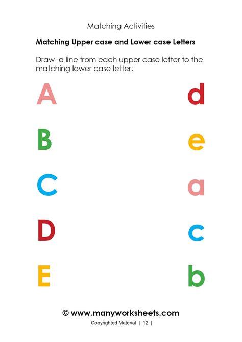 A to z letters activities for kids a to z words with pictures pdf matching words to pictures. Matching uppercase and lowercase worksheet #1 | Lowercase a, Uppercase and lowercase, Time ...