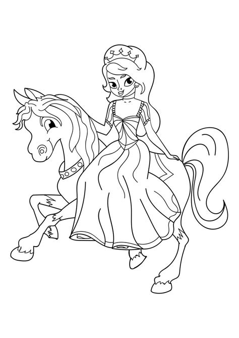 Ausmalbilder einhorn,ausmalbilder tiere,ausmalbilder pferde,ausmalbilder ninjago,ausmalbilder prinzessin,ausmalbilder erwachsene,ausmalbilder herbst,ausmalbilder paw patrol. Malvorlage Prinzessin zu Pferd - Kostenlose Ausmalbilder ...