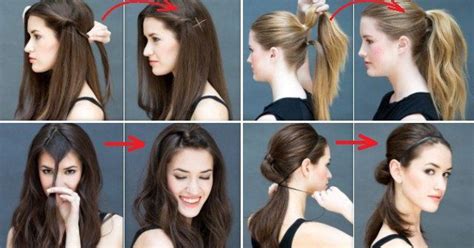 8 Super Easy Hairstyles You Can Do In Literally 10 Seconds Easy
