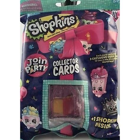 Shopkins Join The Party Collector Cards Season 7 Super Deluxe Pack 1