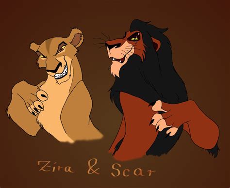 Scar And Zira By No One O1 On Deviantart Lion King Art Lion King Fan