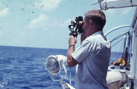 tom first mate with sextant getting position by sun from… flickr