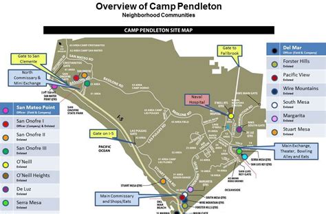 Map Of Camp Pendleton Campus Map