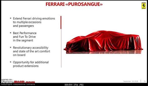Ferrari Purosangue Ferraris New Suv To Launch In 2022 Team Bhp