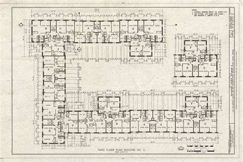 Blueprint Habs Ga61 Atla60e Sheet 4 Of 7 Techwood Homes