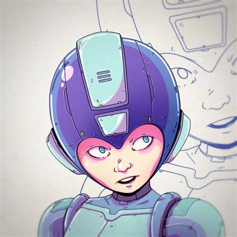 Mega Man Redesign On Behance