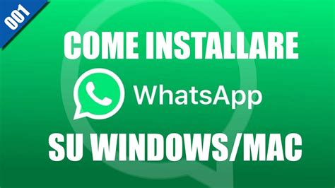 Come Installare Whatsapp Su Pc Windows O Per Mac Os X 1010 E