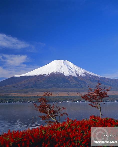 Mount Fuji Honshu Japan Asia Stock Photo
