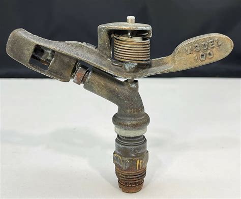 Vintage Rainbird Brass Impact Sprinkler Head Model 100