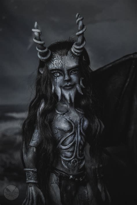 Demon Gargoyle Ooak Monster High Repaint Doll Custom Monster Etsy