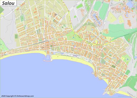 Salou Mapa España Mapas De Salou