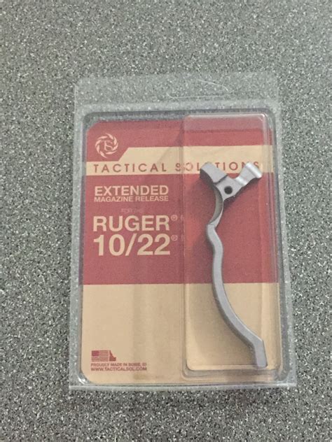 Tactical Solutions Extended Magazine Release for Ruger 10/22 GMG