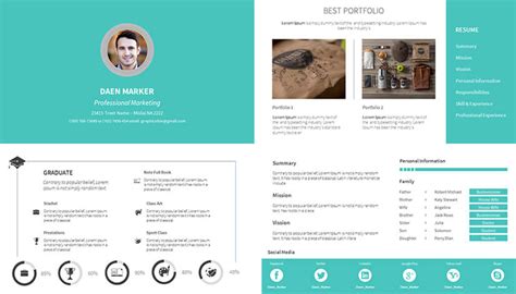 The cv illustrates your profile in an organized and orderly way; Top Resume Powerpoint Templates to Help You Stand Out