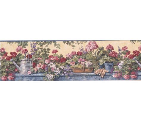 Floral Wallpaper Border 1236 Pkb