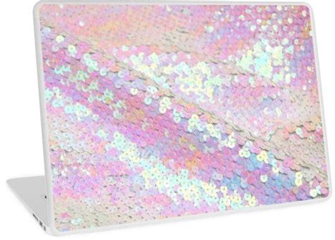 Pink Glitter Laptop Skin By Getthenight Texture Pink Pastel Aesthetic