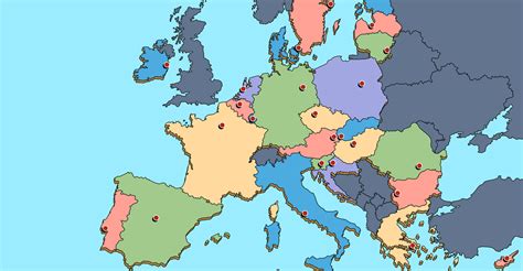 Europa Karta 2021 Staaten Medienwerkstatt Belgien Länder Europakarte