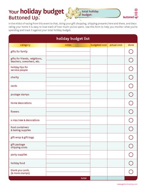 Easy Printable Budget Worksheet Bytepase