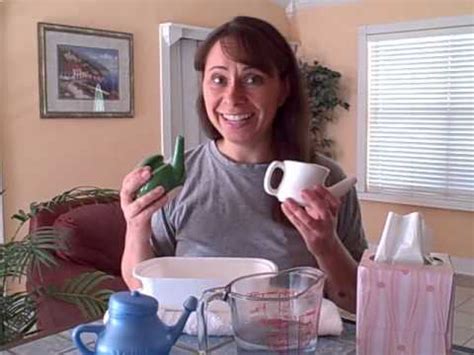 This video demonstrates on how to use a neti pot. netti pot - how to use a neti pot - YouTube