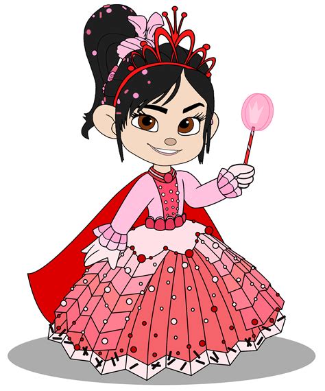 Vanellope in a Princess Gown with her Crown (Still President ...