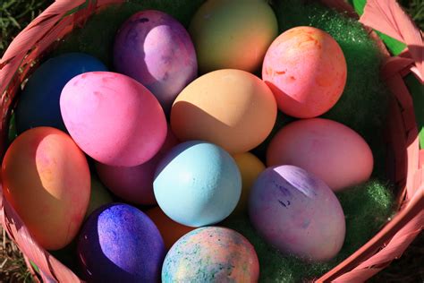 Basket Full of Easter Eggs Picture | Free Photograph | Photos Public Domain