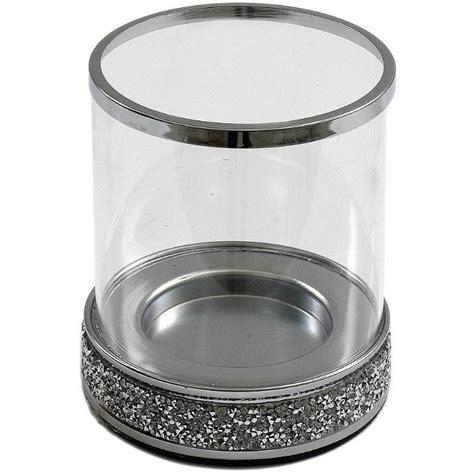 Small Sparkly Pillar Candle Holder Ashton And Finch
