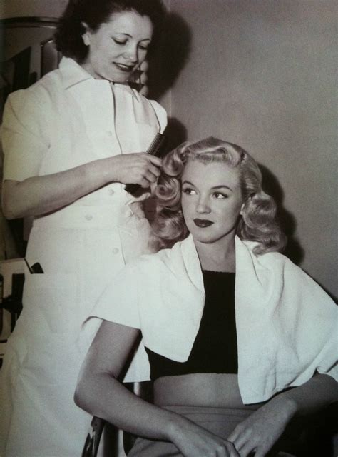 Always Marilyn Monroe Marilyn Getting Her Hair Done In Hollywood Glamour Classic