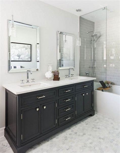 46 Inspiring Bathroom Vanity Design Ideas Dark Vanity Bathroom