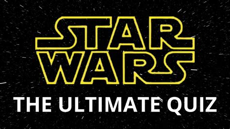 Ultimate Star Wars Quiz 35 Hard Questions And Answers Youtube
