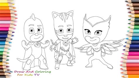 Lets learn step by step, art lesson enjoy, lessons, tutorials and tips for kids. Pj Masks Drawing at GetDrawings | Free download