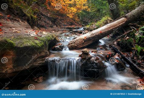 Michigans Wagner Falls Stock Photography 34263884