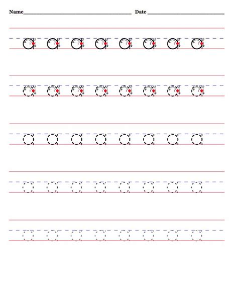 Tracing Lowercase A In 2020 Learning To Write Kids Worksheets