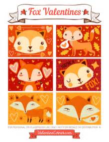 Printable Fox Valentines