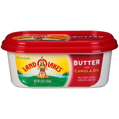 Land O Lakes® Spreadable With Canola Oil Butter From H E B Instacart