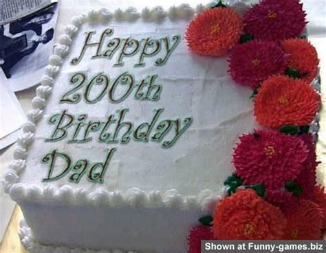 200th Birthday Silly Celebration Cake Sign Humor Picture