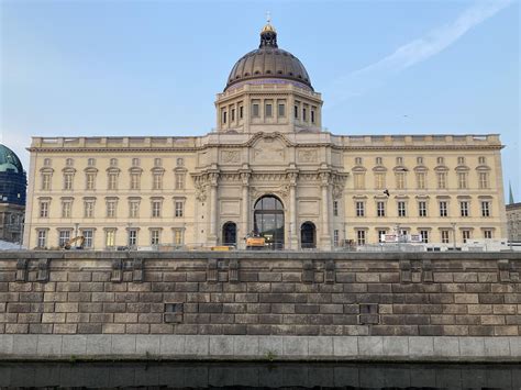 The Reconstruction Of Berlin Palace In Berlin Germany Was Recently