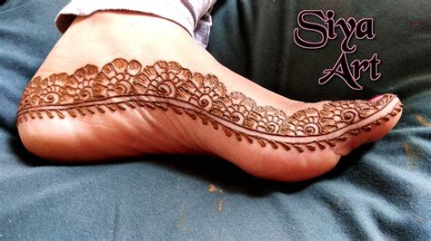 49 Henna Designs For Legs And Feet Simple