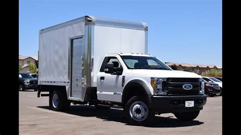 2018 Ford F 550 Morgan Dry Freight Box With Palfinger Liftgate Youtube