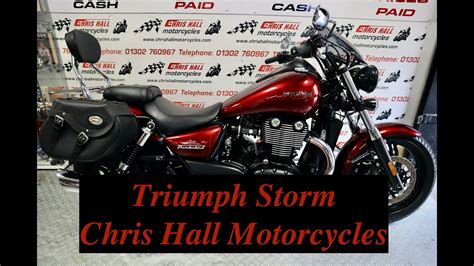 2017 Triumph Thunderbird Storm 1700cc Chrishallmotorcycles Youtube