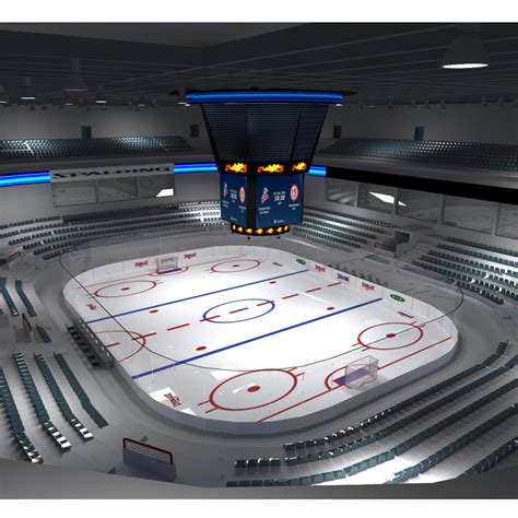 3d Model Ice Hockey Stadium Turbosquid 1588097