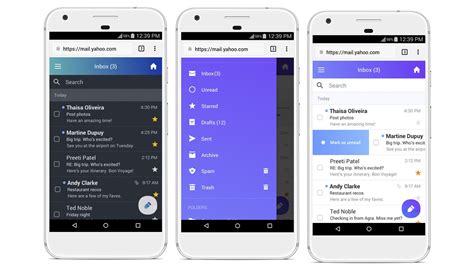 Yahoo Mail Mobile Gets A Modest Makeover Launches For Android Go Cnet
