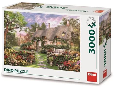Dino Puzzle Romantic Cottage Dominic Davison 3000 Legpuzzel