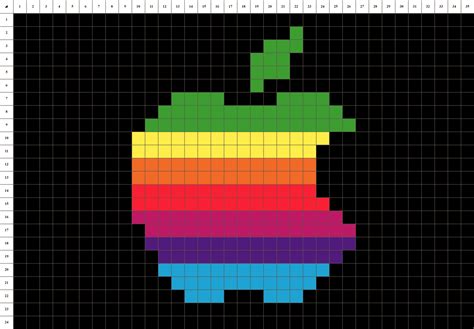 Logo Apple Pixel Art