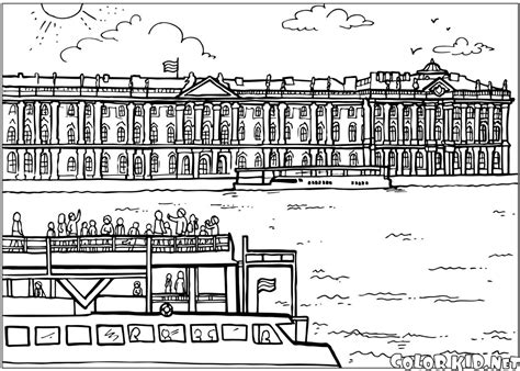 Dibujo para colorear - Rusia