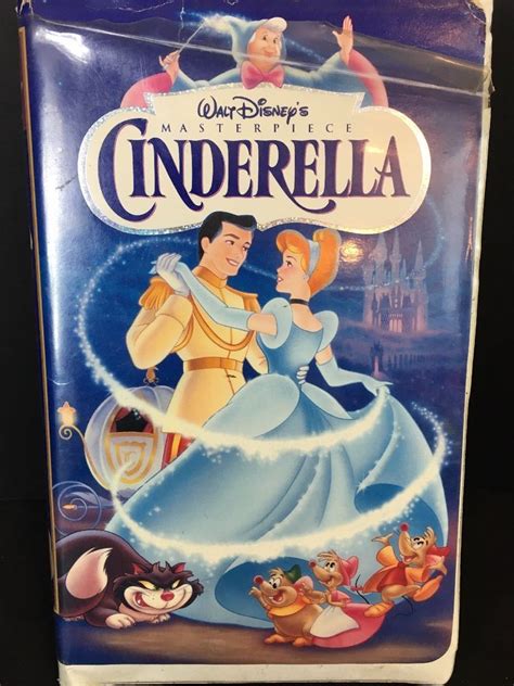 Walt Disney Masterpiece Collection Cinderella Vhs Video Tape Vintage