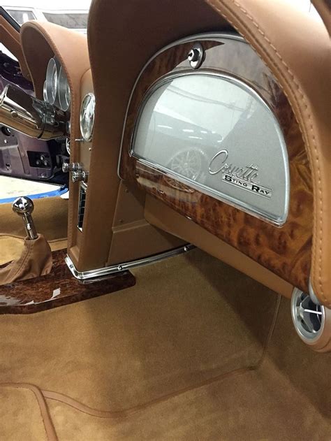 1963 Split Window Corvette Stingray Custom Leather Interior By Bux