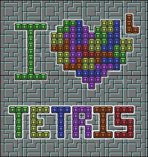 I 💖 Tetris Rpixelart