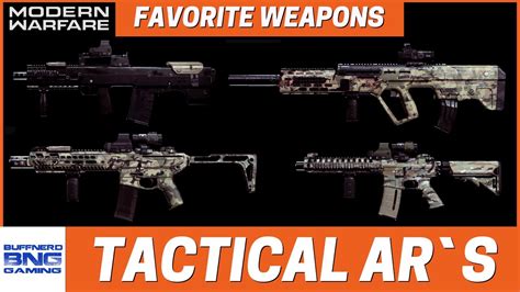 Tactical Assault Rifle Builds Call Of Duty Modern Warfare Youtube