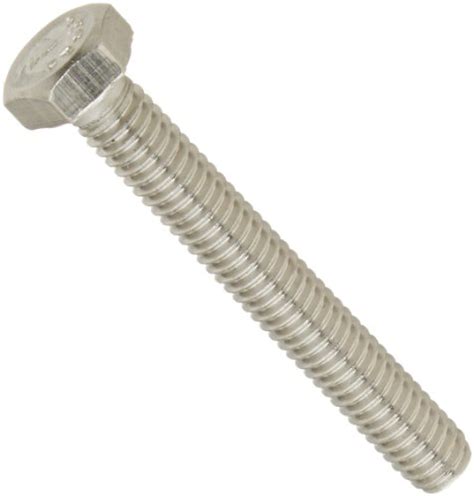 Pack Of 5 18 8 Stainless Steel Hex Bolt Partially Threaded Meets Asme