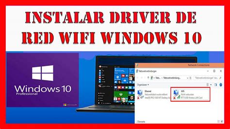 Como Instalar Controlador O Driver De Red Wifi Para Windows 10